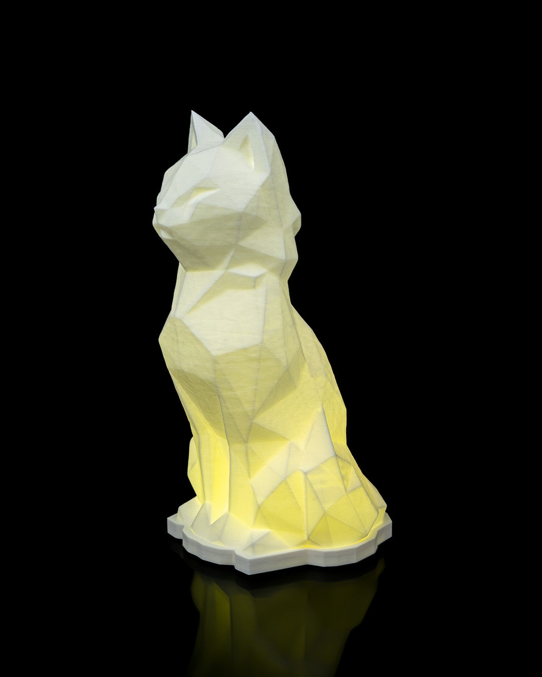 LowPoly Cat - Bordslampa