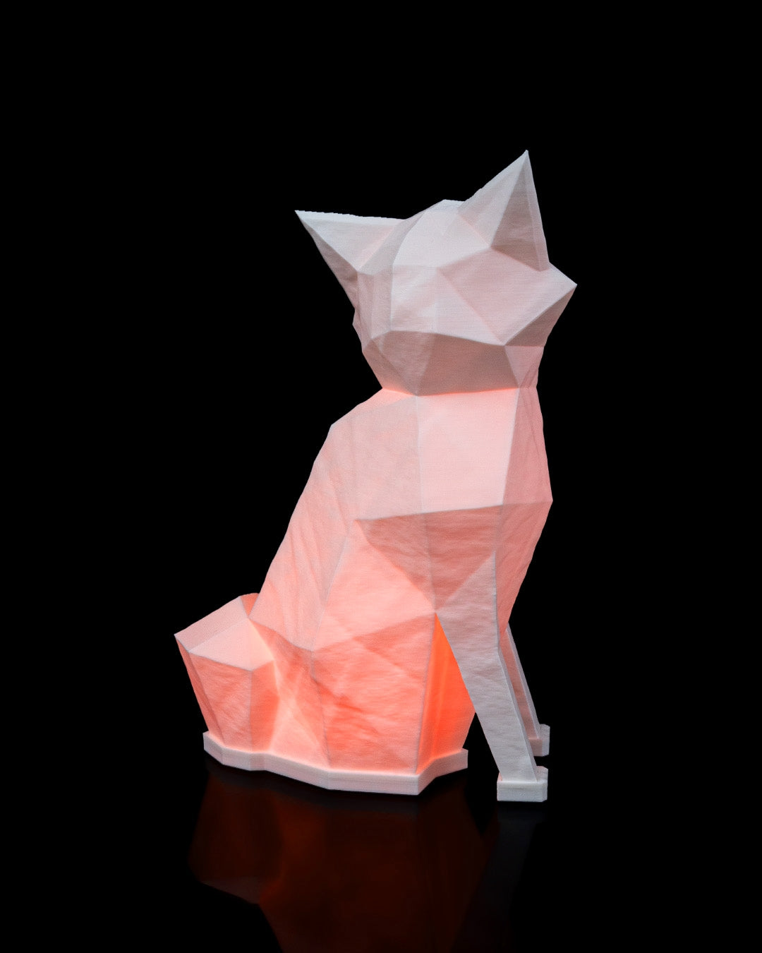 LowPoly Fox - Bordslampa