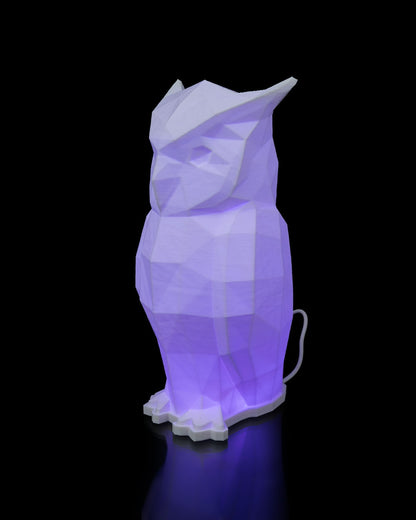 LowPoly Owl - Table Lamp