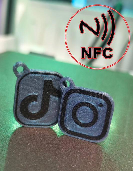 Socialmedia NFC Nyckelring