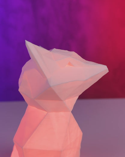 LowPoly Fox - Bordslampa